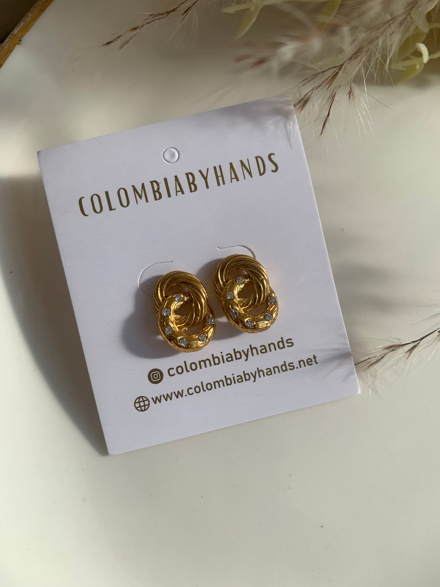 Twisted earrings