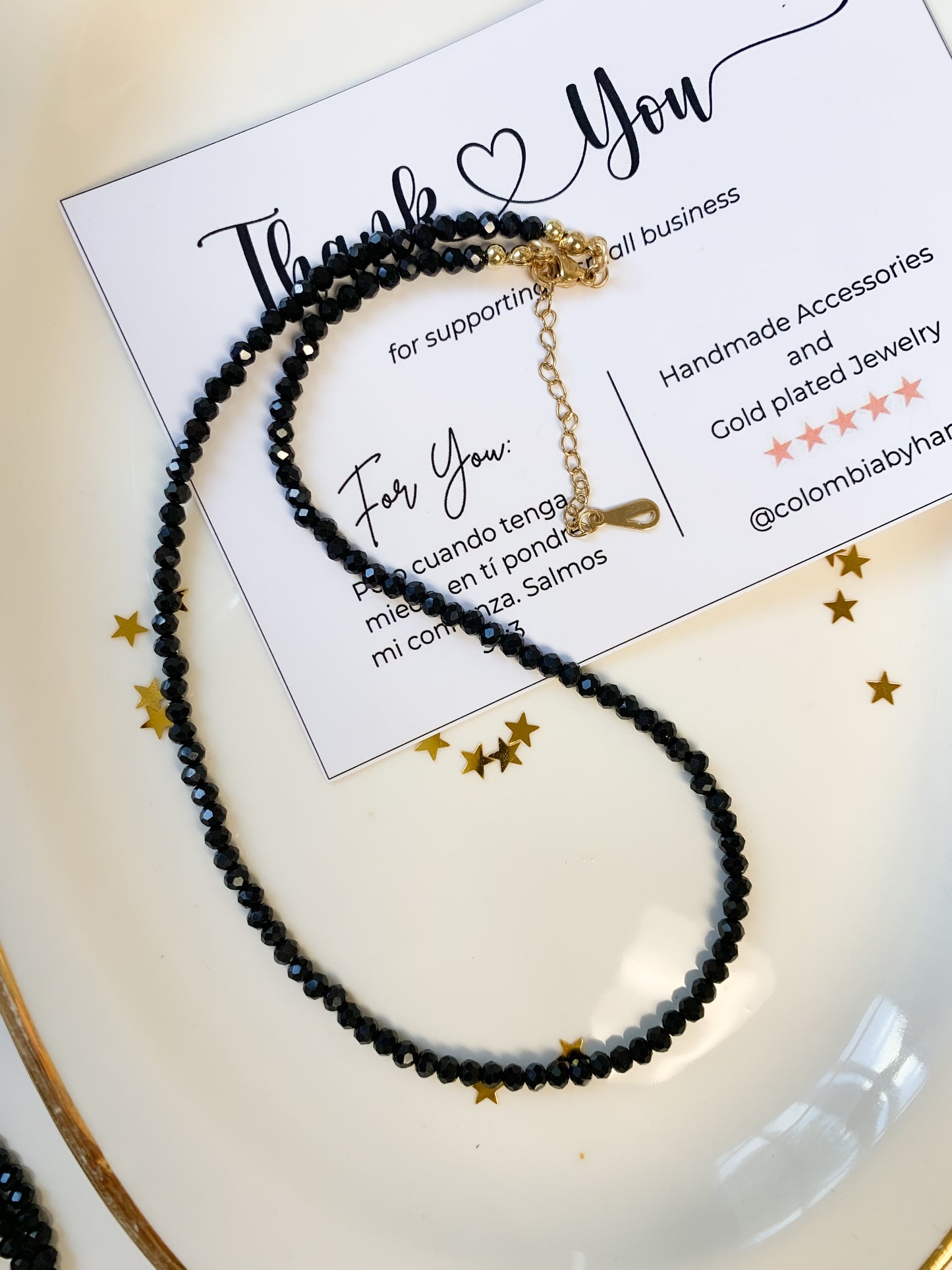 Black necklace