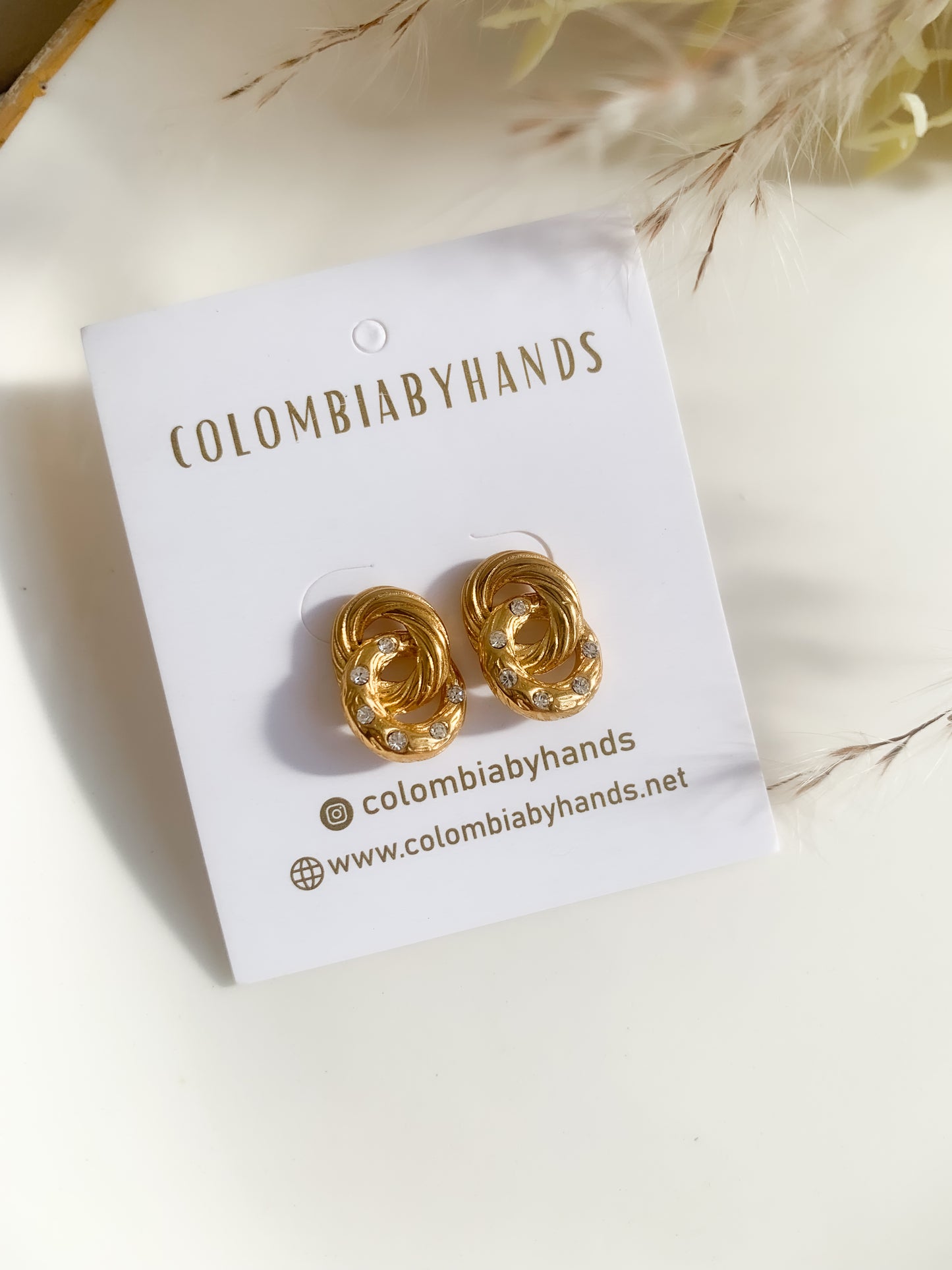 Twisted earrings