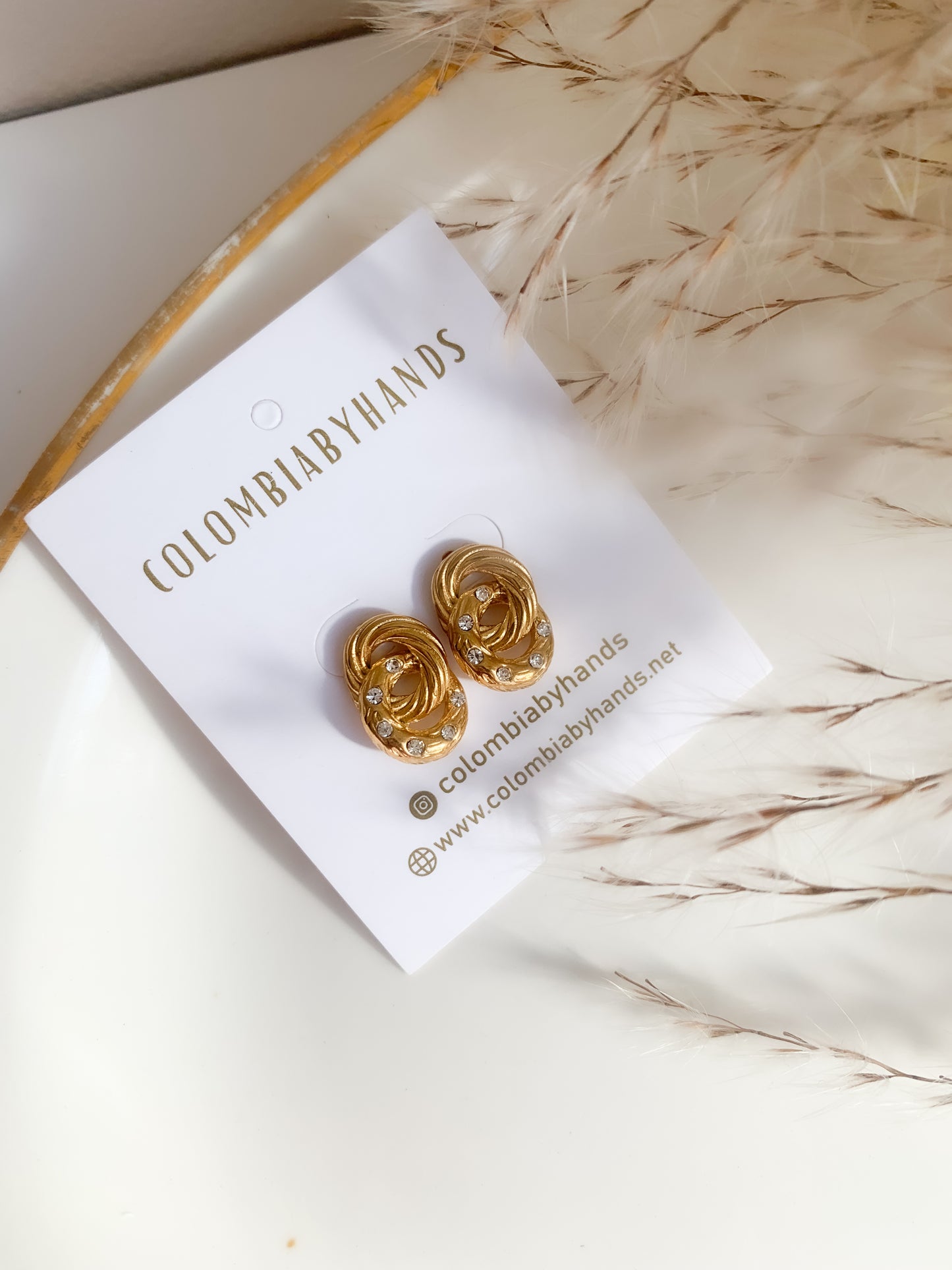 Twisted earrings