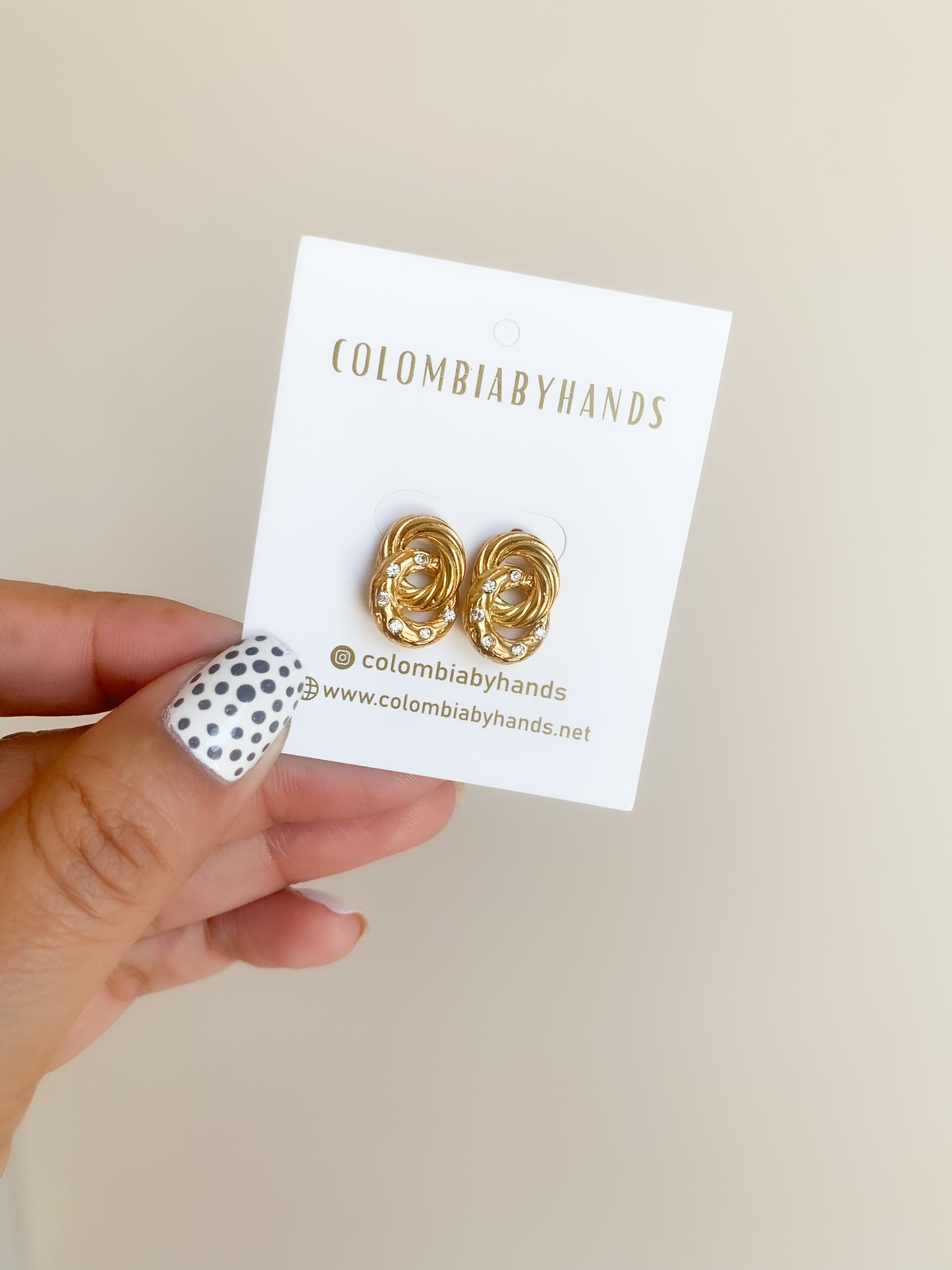 Twisted earrings