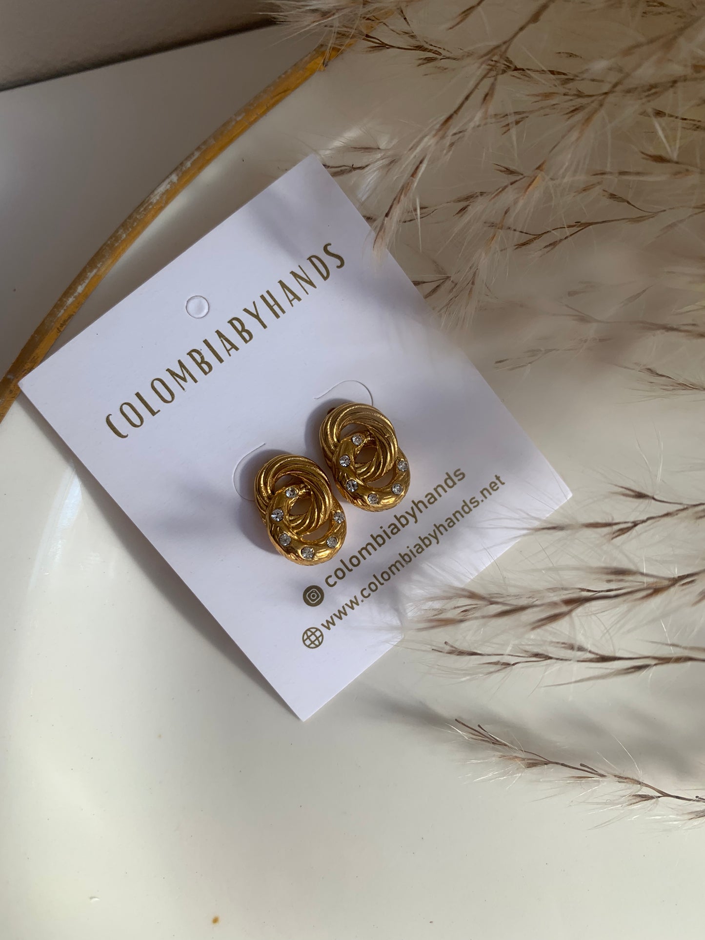 Twisted earrings