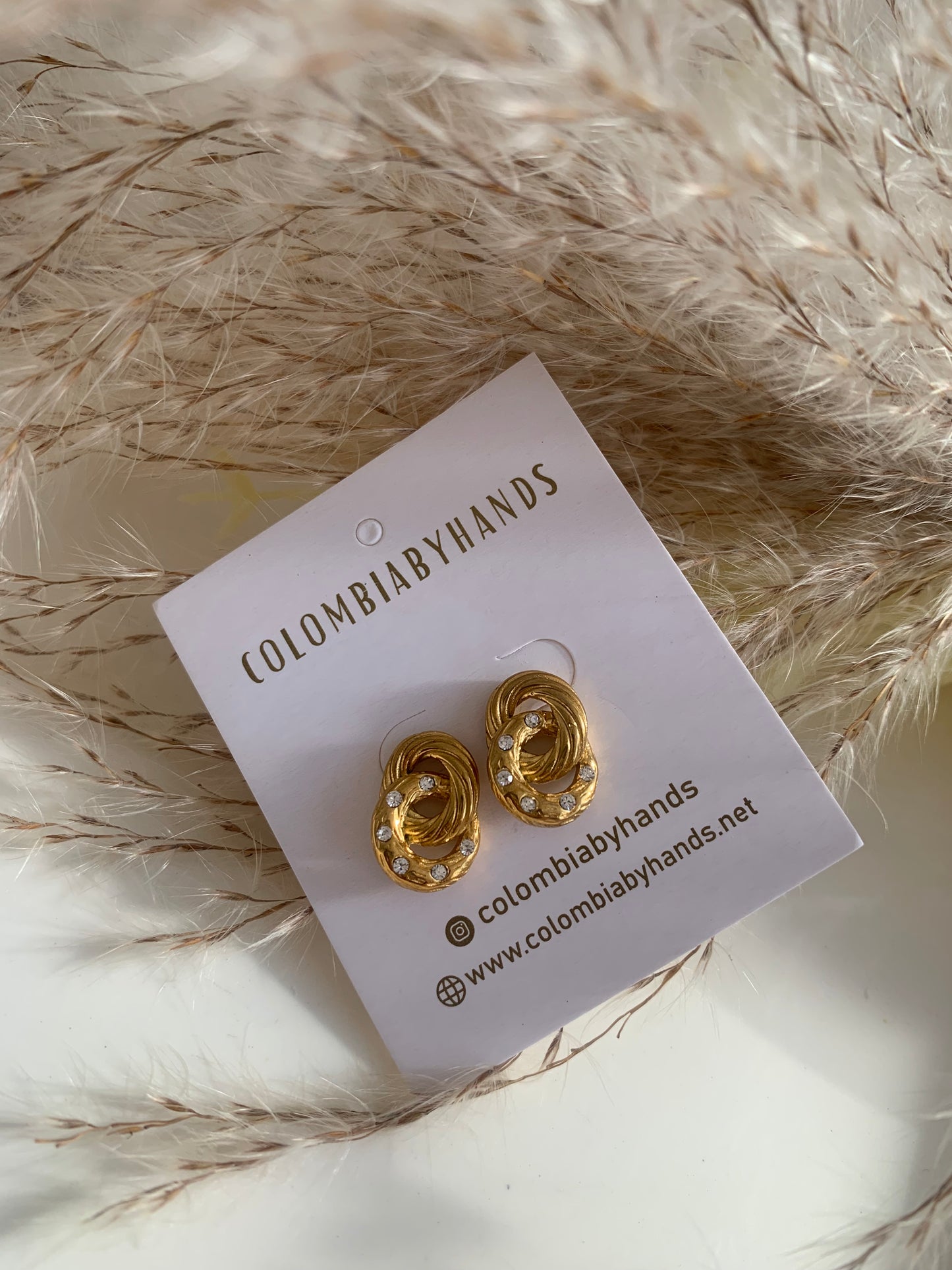 Twisted earrings
