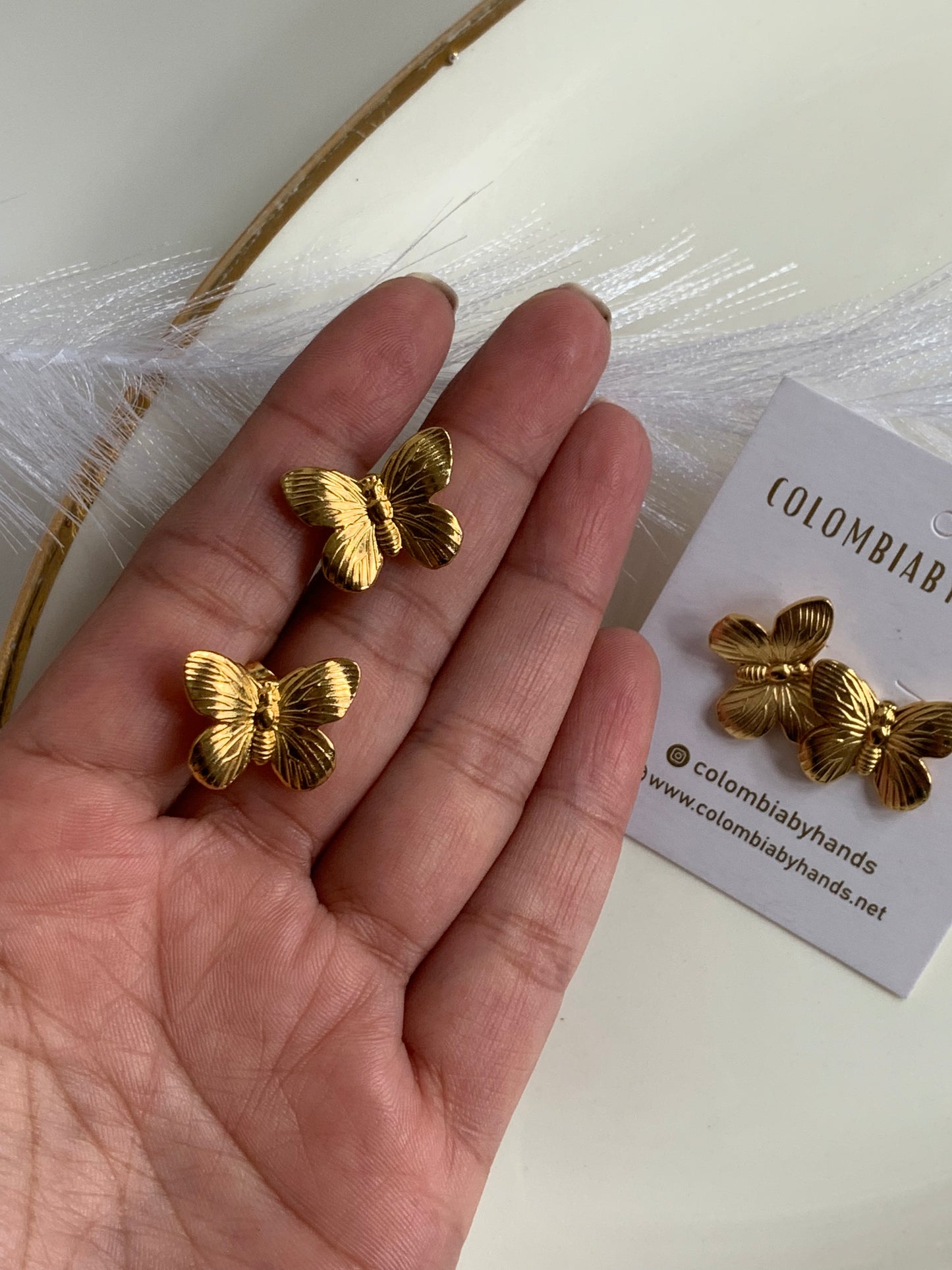 Butterfly earrings