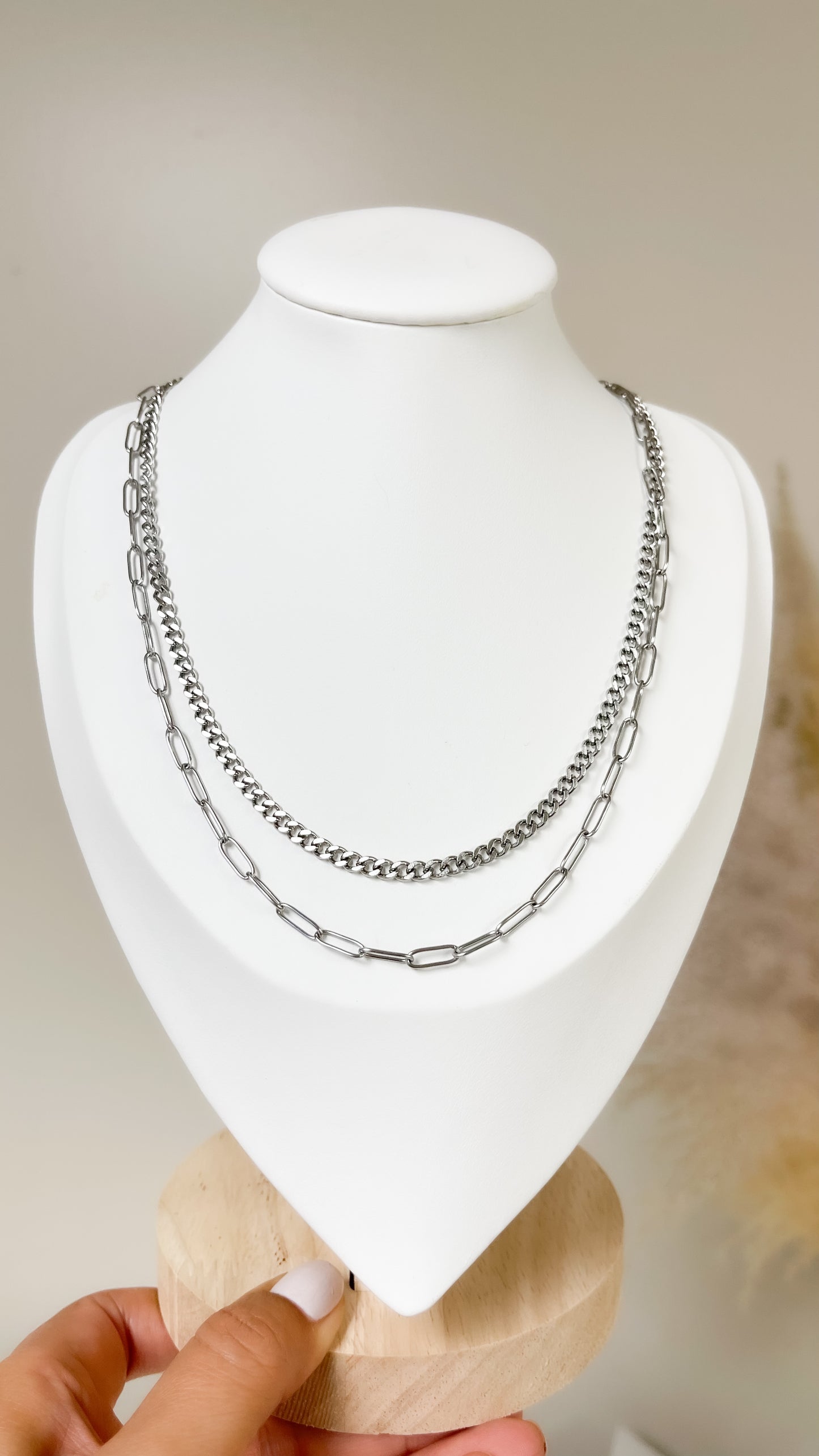 Layering silver