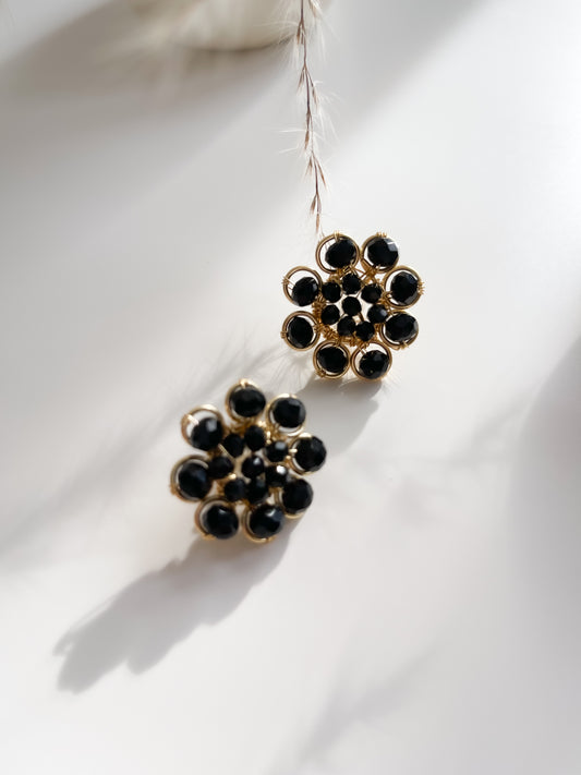 Wire flower Earrings